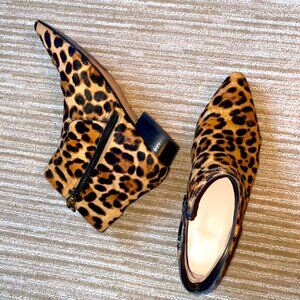 J crew animal print boots